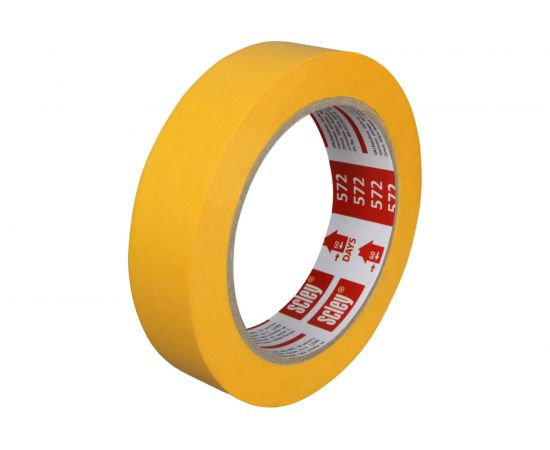 Малярная лента SCLEY серия 572, ультратонкая, 25 мм х 33 м, желтый 0300-723325 