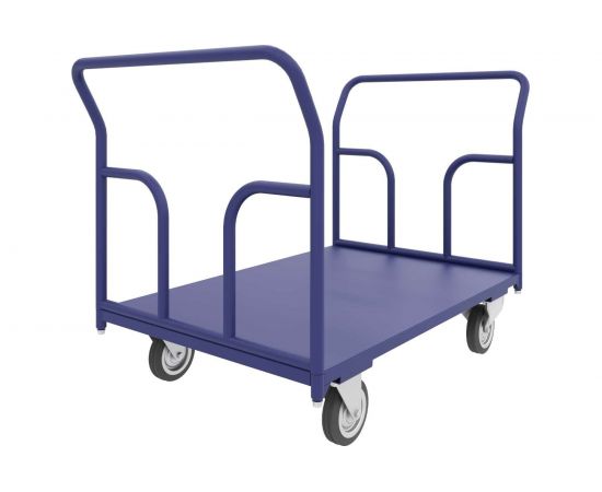 Тележка RUSKLAD платформенная с двумя ручками ТПД 5 (700x1200) d160мм 