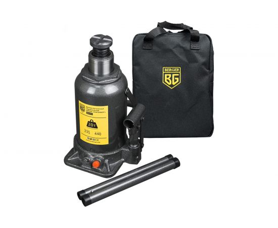 Бутылочный гидравлический домкрат Berger BG 20т. ЛАНГЕНБЕРГ BG1273 
