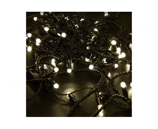 Светодиодная гирлянда NEON-NIGHT Нить 10м 100 LED, тёплый-белый, без комплекта подключения 305-176 