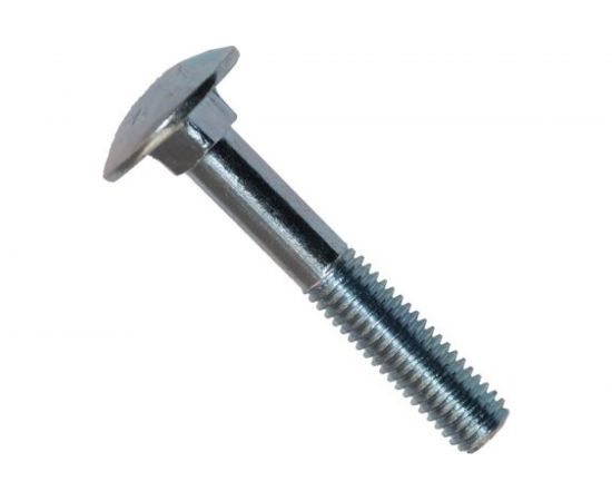 Мебельный болт с квадратным подголовком Метизный двор 6x50 DIN 603, 100 шт. 4607159066206 