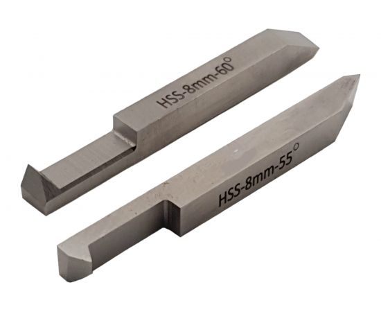 Комплект двухсторонних резцов HSS для метрической и дюймовой резьбы ТЕХНОРЕАЛ ALHDE-88 