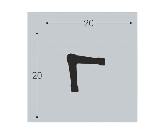 Угол bello deco XPS У 1 20x20 мм 00-00004604 – изображение 2