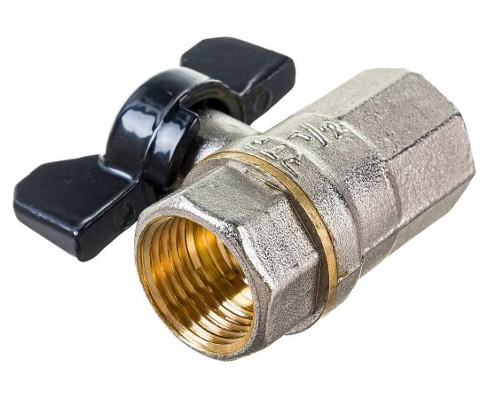 Кран шаровой RTP латунный, вн/вн., PN 40, бабочка, G 1/2 27511 – изображение 2