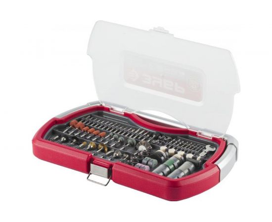 Набор мини-насадок (206 предметов) для гравировальных машин Зубр 35904-H206 – изображение 2