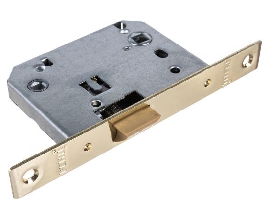 Полиамидная сантехническая защелка РЕНЦ бесшумный механизм, латунь блестящая INLB 2070 plastic B – изображение 2