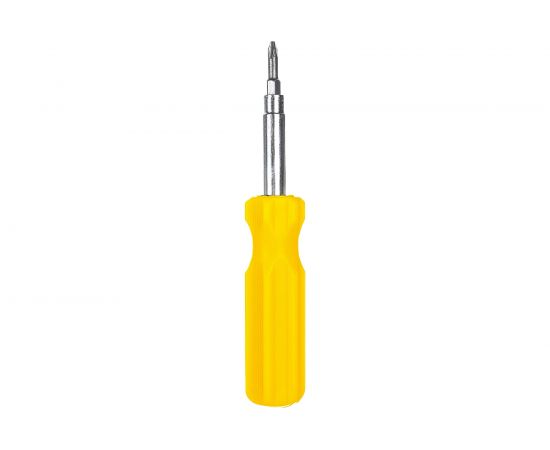 Отвертка-перевёртыш TUNDRA 4 в 1, пластиковая рукоятка 2502540 – изображение 2