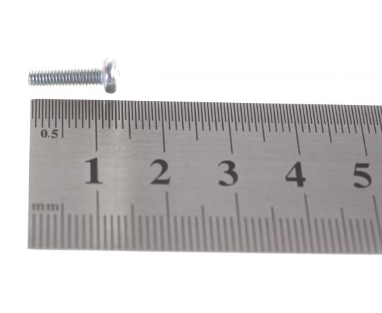 Винт КРЕП-КОМП полуцилиндрическая головка, цинк DIN7985 3х12 1000шт вц312ф – изображение 3