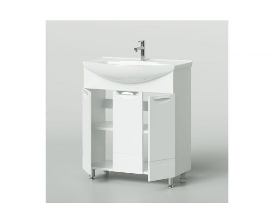 Напольная тумба с раковиной ИТАНА Nrava Aqua Адель 75 750х450х870 11246 – изображение 3