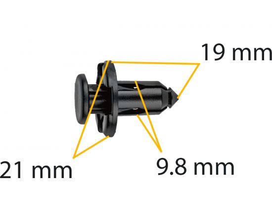 Автокрепеж для Subaru 10 шт 909140007 КрепАвто 1716 – изображение 3