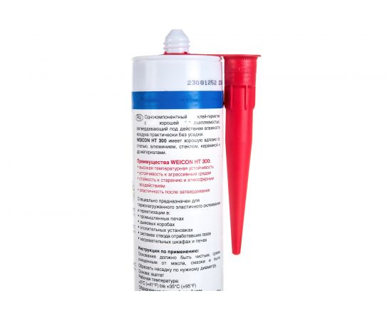 Высокотемпературный силикон WEICON HT 300 310 мл wcn13050310 – изображение 3