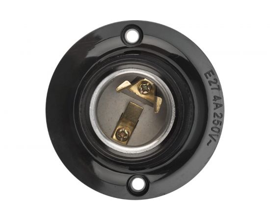 Патрон REXANT карболитовый потолочный Е27 черный 11-8818 – изображение 3