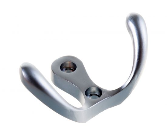 Крючок Tech-Krep 207, 2-х рожковый, матовый хром 1 шт 129923 – изображение 3