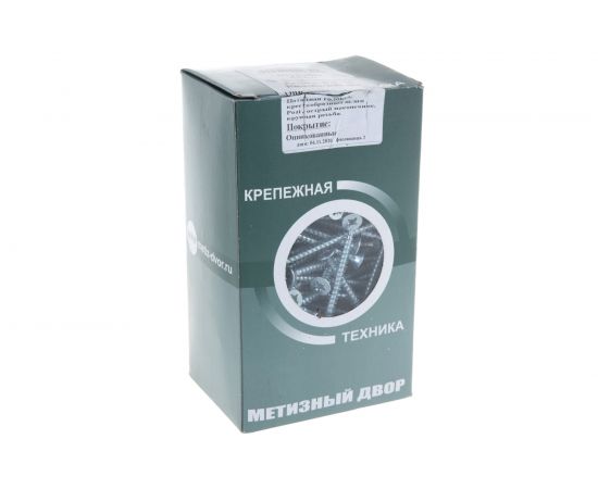 Потайной универсальный шуруп Метизный двор 5,0x70, оцинкованный, 200 шт. 4690441022745 – изображение 4