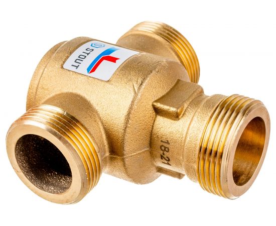 Термостатический смесительный клапан STOUT G 1 1/4 НР 55град.С RG008Q0C9DU4KE – изображение 4