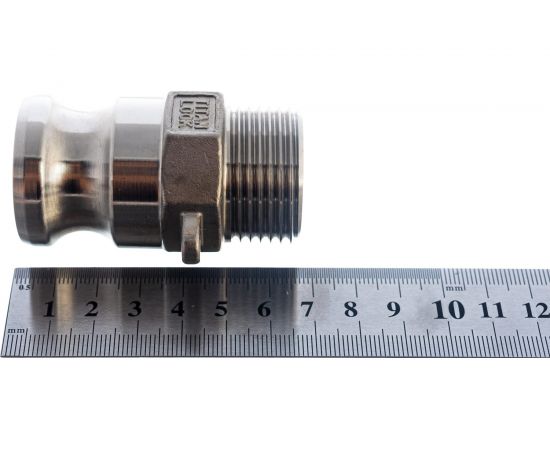 Камлок тип F (ниппель; наружная резьба BSP; 25 мм-1""; нержавеющая сталь) TITAN LOCK TL100FSS – изображение 5