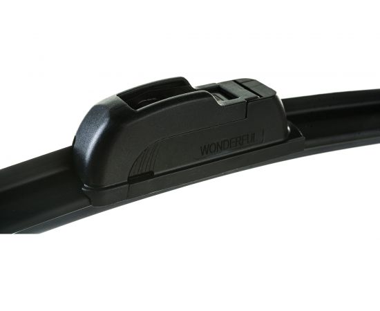 Щетка стеклоочистителя бескаркасная с графитом (универсальная) 60см/24" (2 адаптера) Wonderful 901879 – изображение 5