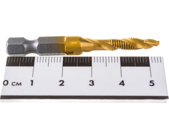 Сверло-метчик (М5х0.8х57.5 мм; HSS-TiN) SKRAB 33825 – изображение 5