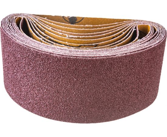 Лента шлифовальная (10 шт; 75х457 мм; P40) ПРАКТИКА 032-867 – изображение 6