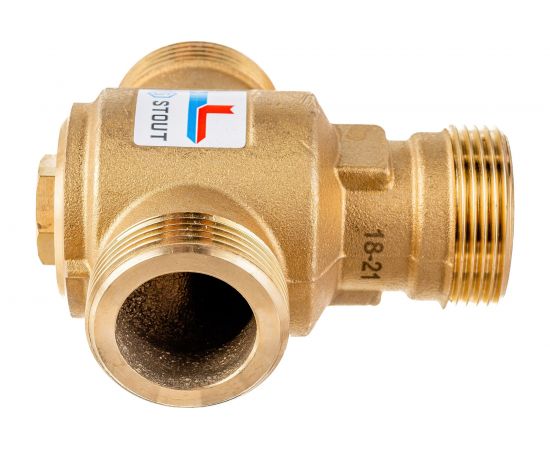 Термостатический смесительный клапан STOUT G 1 1/4 НР 55град.С RG008Q0C9DU4KE – изображение 6