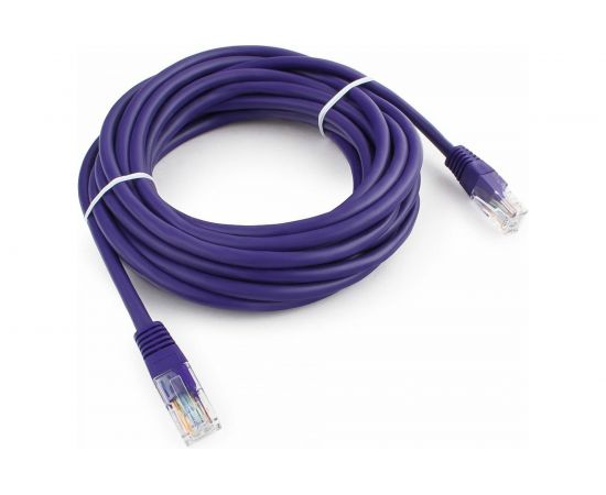 Патч-корд Cablexpert UTP PP12-5M/V кат.5e, 5м, литой, многожильный фиолетовый PP12-5M/V 