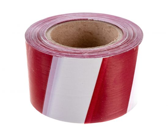 Оградительная лента ON 75ммх200м красно-белая 02-18-201 