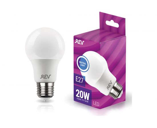 Светодиодная лампа REV A60 Е27 20W, 4000K, 32405 8 