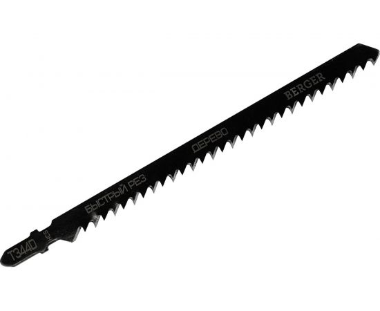 Пилка по дереву T344D, быстрый рез 5 шт, шаг 4.0 мм, длина 152x126 мм Berger BG BG1713 