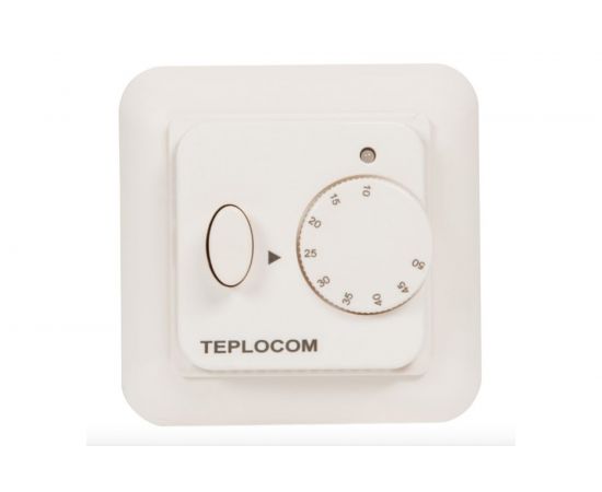 Встраиваемый термостат Teplocom TSF-220 16A для электрического тёплого пола Бастион 919 