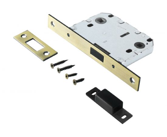 Защелка Аллюр L7050-MS MAB (матовая бронза; магнитная; без ручек; с фиксатором) 11554 