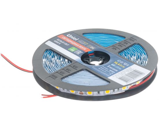Гибкая светодиодная лента на самоклеящейся основе Uniel катушка 5м UL-00004373 
