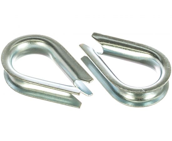 Коуш для стальных канатов КРЕП-КОМП DIN 6899 м8 40шт кск8ф 