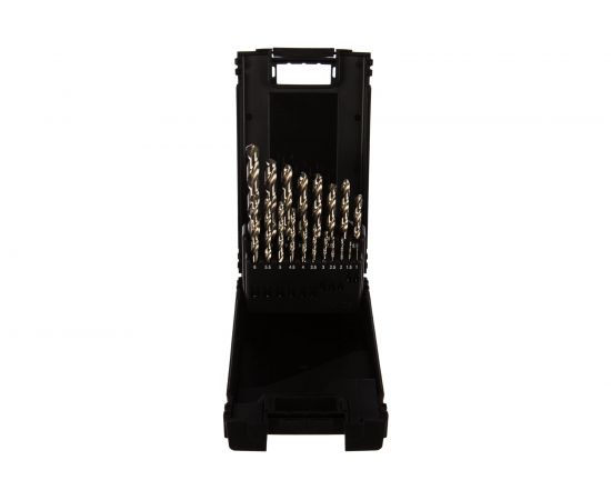 Набор сверл (19 шт., 1-10 мм, HSS-G) по металлу D.BOR 141019108D-T 