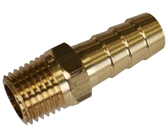 Штуцер Профитт латунный пневмо 1/4" НР х 10 мм 9276614 