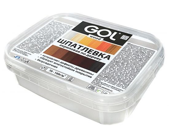 Шпатлевка акриловая по дереву МАСТЕР GOL Wd.250.060 (0.15 кг; бук) Palizh 11605692 