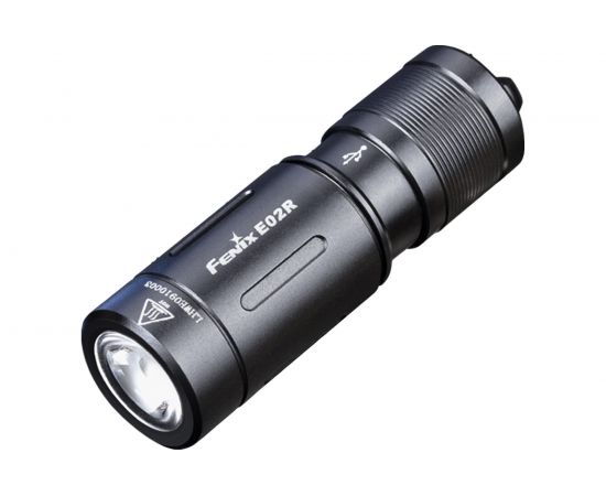 Фонарь Fenix E02R черный e02rbk 