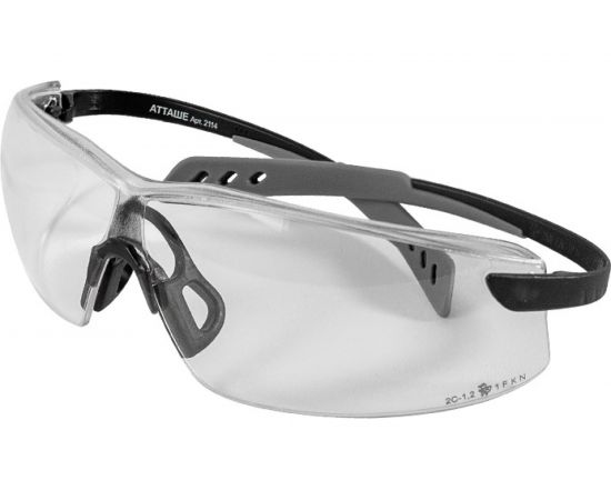 Открытые очки Ампаро Атташе прозрачные линзы с AF-AS покрытием, экстра-гибкие дужки оправы 2114 