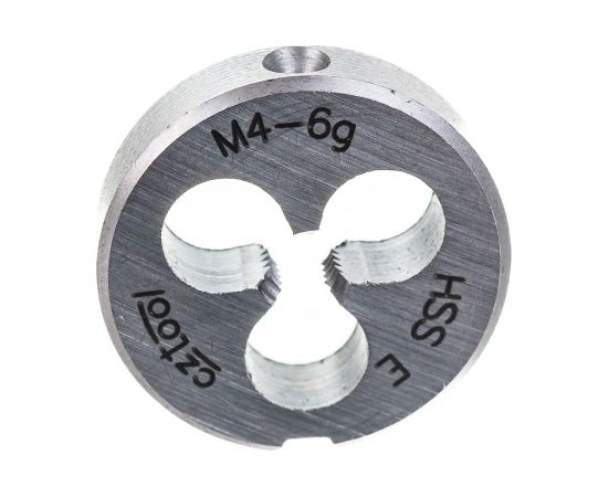 Плашка HSSE М 4 шаг 0,7 мм. D20 мм Bucovice Tools 290040 – изображение 2