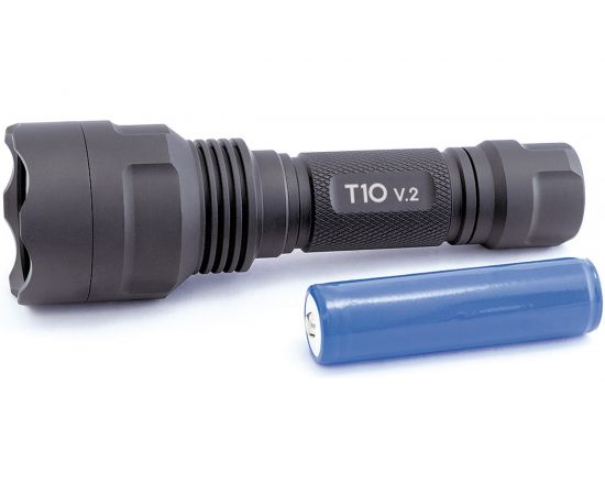 Фонарь 400лм, 3 режима, Li-ion 18650 2200mAh ЯРКИЙ ЛУЧ T10 v.2 CREE XP-G2 4606400105688 – изображение 2