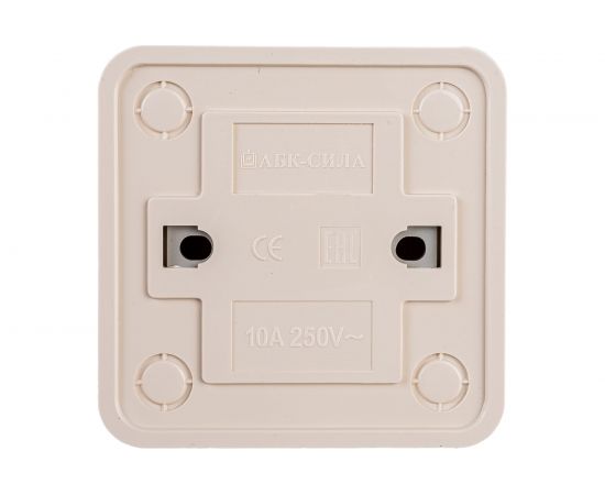 2-клавишный выключатель АБК-СИЛА с подсветкой 10А "АЛЬТАИР" сосна 5400207 – изображение 2