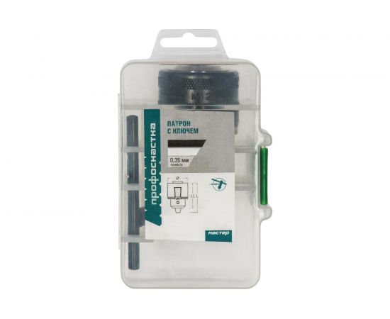 Патрон трехкулачковый с ключом 082 Мастер (3-16 мм; B18) Профоснастка 70201044 – изображение 2