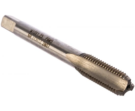 Метчик М10x1,25 м/р комплект 2 шт. Р6М5 HORTZ 203874 – изображение 2