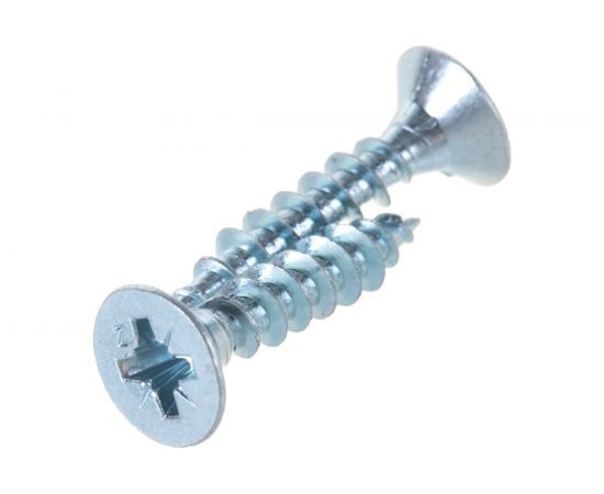 Потайной универсальный шуруп Метизный двор 6,0x30, белый, 9 шт. 4690441019332 – изображение 2