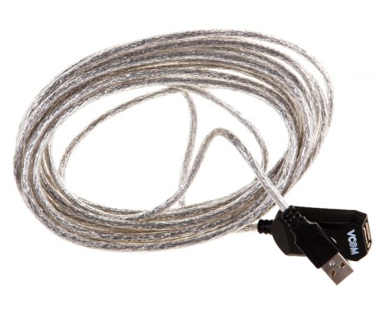 Удлинительный активный кабель-адаптер VCOM USB2.0-repeater Am-Af, 5м VUS7049-5M – изображение 2