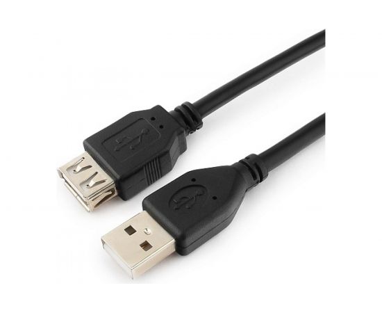 Кабель Cablexpert, удлинитель, USB2.0 Pro, AM/AF 4.5м, экранированный, черный, CCF2-USB2-AMAF-15 – изображение 2