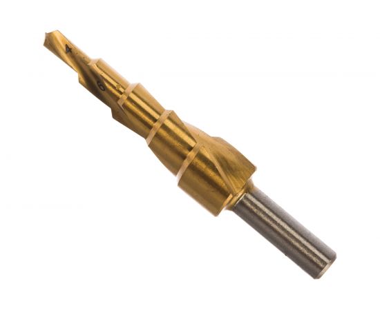 Сверло ступенчатое по металлу (5 ступеней; 4-12 мм) Атака 8089940 – изображение 2