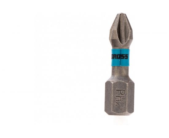Набор бит торсионных (10 шт; PH2x25 мм) для ударных шуруповертов GROSS 11482 – изображение 2