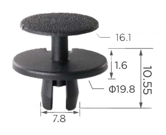 Автокрепеж для BMW/Mercedes/Peugeot 10 шт 51481938725 КрепАвто 0105 – изображение 2