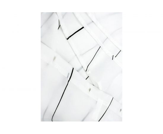 Штора для ванной комнаты Bath Plus 180х180 Waves on white ch17059 – изображение 3