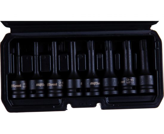 Набор головок ударных 1/2"", RIBE L 78 мм, MP6-MP14, 8 шт. AV Steel AV-727408 – изображение 3